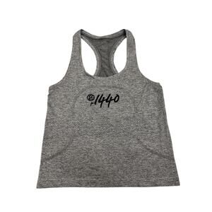 Lululemon Athletica Gray Athletic Racerback Tank Top Size Women's 6